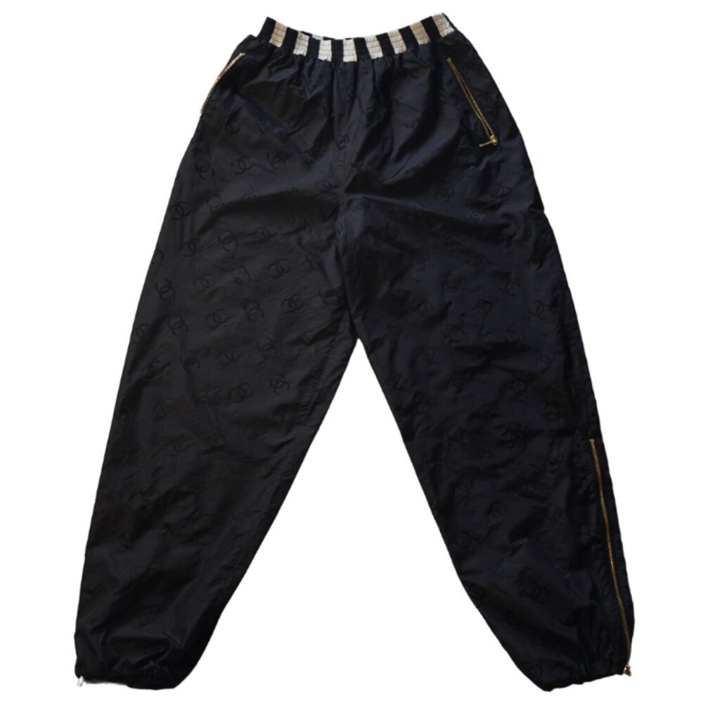 Authentic Chanel Cruise 23 Spell Out Logo Joggers